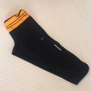 Black Nike Dry-Fit Running Crops